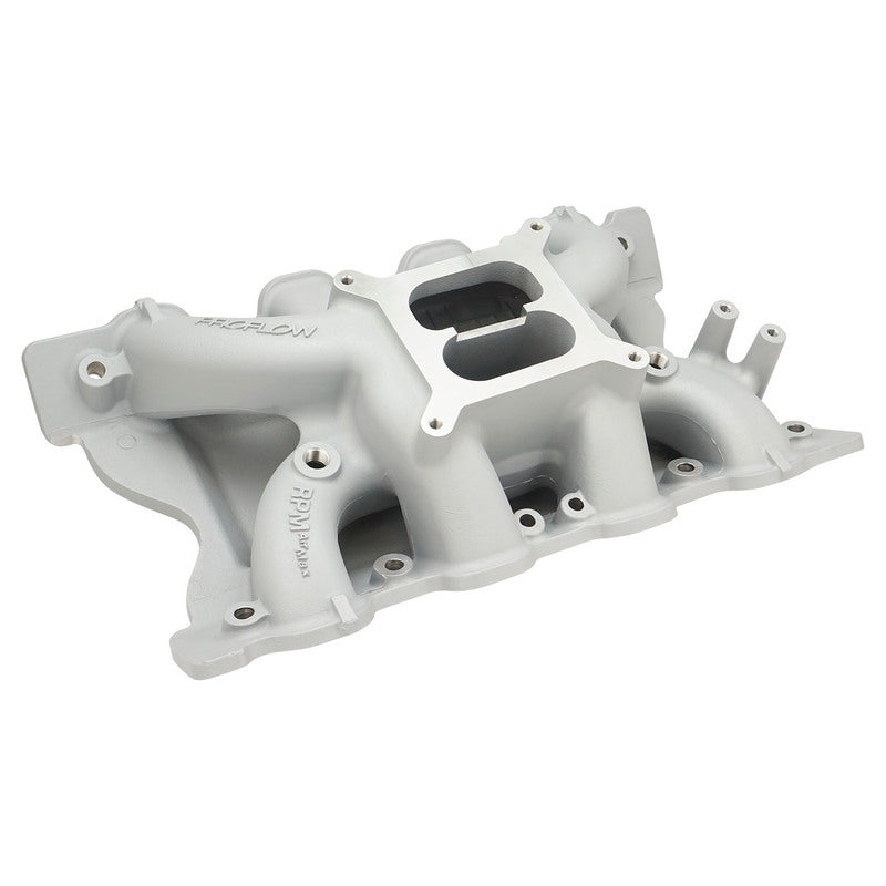 Proflow PFEM7564 Intake Manifold Ford 302 351 Cleveland Dual Plane Aluminium Square Bore Silver Each