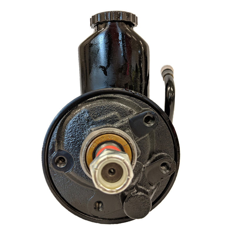 Proflow PFEPSP100BK Power Steering Pump Saginaw P Series Reservoir Keyway V Pulley Style Black Powder coated. Each