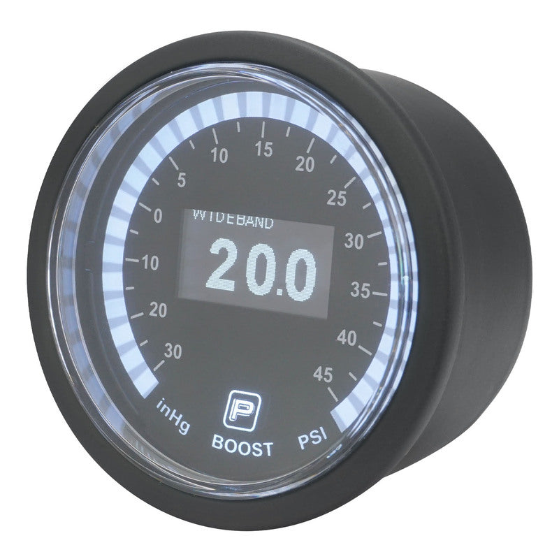 Proflow PFEGA-1007 Pro Series Digital Electrical Dual Boost & Air/Fuel Ratio Gauge 52mm PSI w/ Sensor LED Backlight