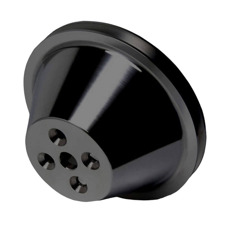 Proflow PFEP8840BK Pulley V-Belt Water Pump BB Chev Short Water Pump 1-Groove Black Aluminium