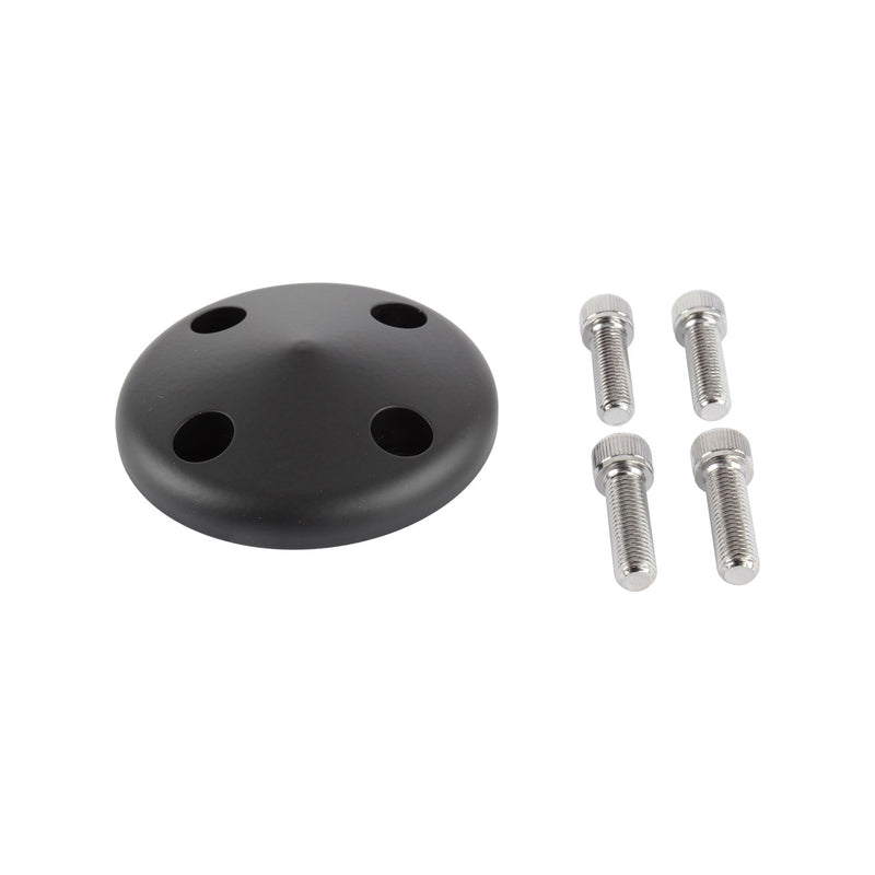 Proflow PFEP8863BK Pulley Nose Cone SB Chev Short Water Pump with Hardware Black Aluminium