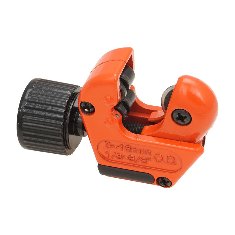 Proflow PFECUT4-SM Mini Tube Cutter Suits 1/8'' (3mm) to 5/8" (16mm) OD Tube Deburrer Inside Knob Each
