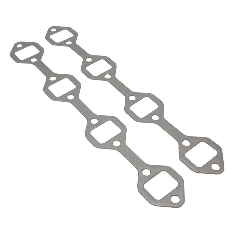 Proflow PFEEHPFD3-G Header Extractor Gasket For Ford V8 289/302/351W OEM Bolt Spacing Stainless with Graphite Overlay 1.539" X 1.164" Port Pair
