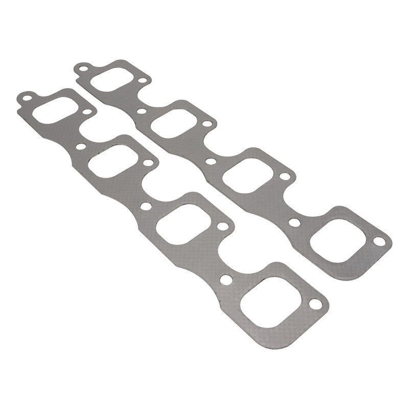 Proflow PFEEHPFD2-G Header Extractor Gasket For Ford V8 302 - 351C 2V Stainless with Graphite Overlay 1.948" X 1.489" Port Pair