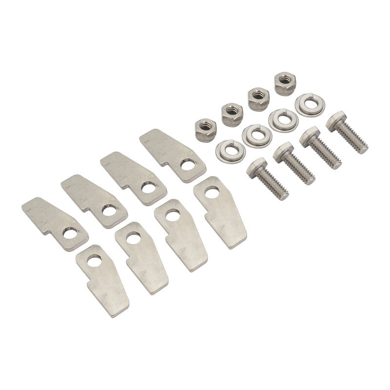 Proflow PFEECTABS Exhaust Collector Tabs Slip On Stainless Steel Header Tab Kit Set Of 8 Includes Mounting Hardware Kit