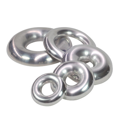 Proflow PFEDTH92125 Tube Air /Exhaust Mild Steel Half Donut 2-1/8in. (54mm) 2.03mm Wall