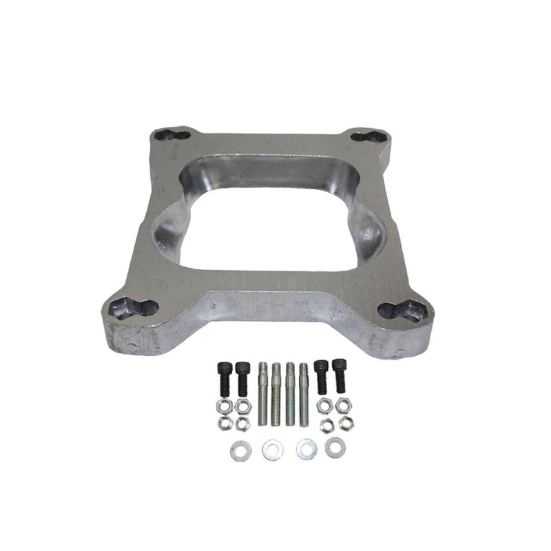Proflow PFECS500 Carburettor Adaptor Spacer Aluminium 4-Barrel Quadrajet to Holley Open