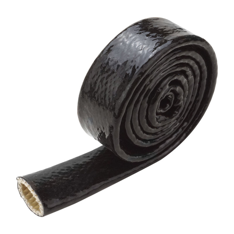 Proflow PFEHS-4108 Heat Protection Heat Sleeve Silicone 260 Degrees Celsius Slip-on Black 4 ft Length 8mm ID