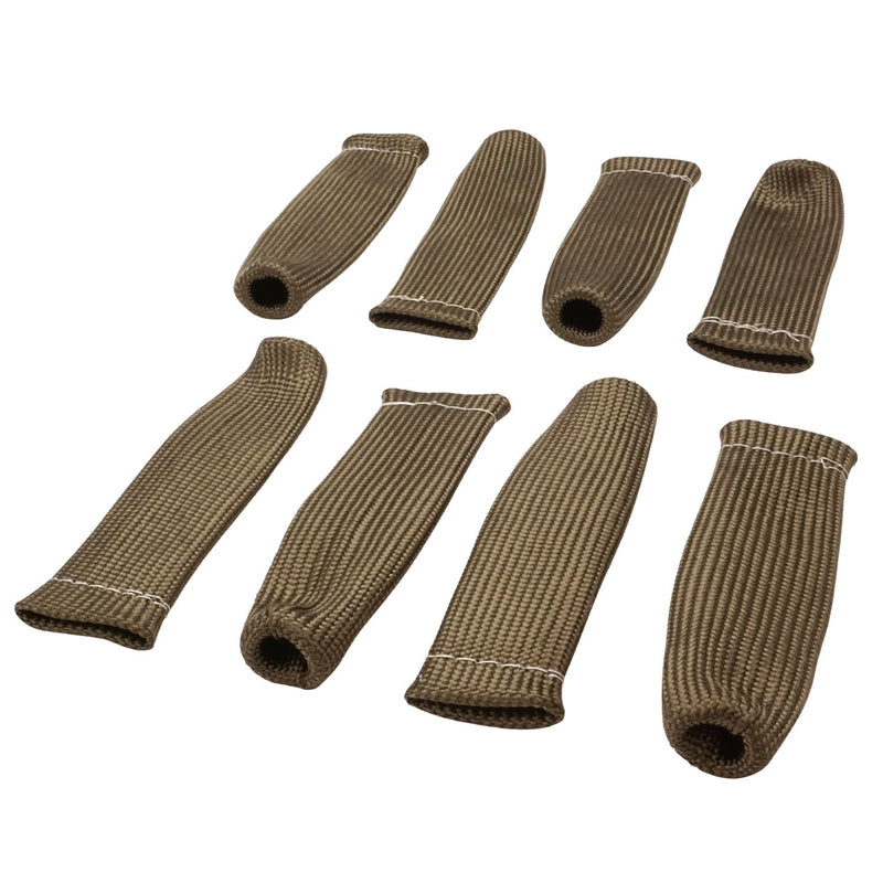 Proflow PFEHS-640106 Spark Plug Boot Heat Shields Lava Rock 640 C Natural 1 in. i.d 6 in Length Set of 8