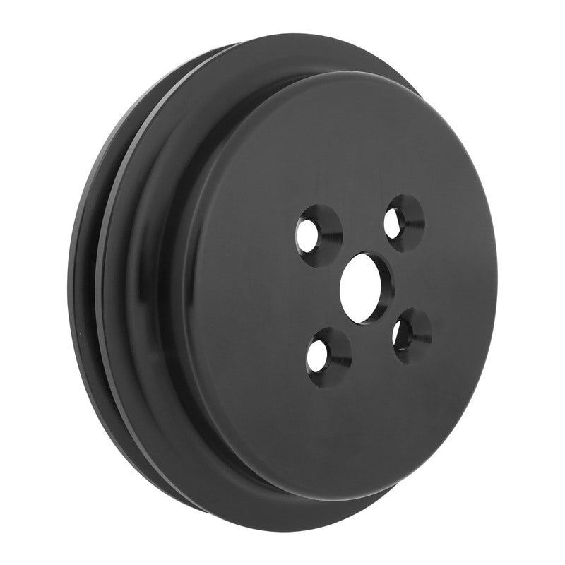 Proflow PFEP8821BK Billet Pulley V-Belt Water Pump For SB Ford 289/302/351 Short Suits FMS-M-8501-E351S Pump 1-Groove Black Anodised