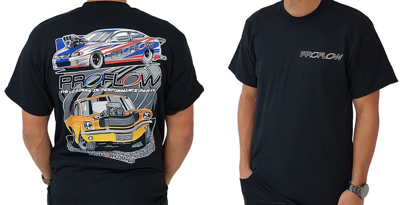 Proflow PFE-TSHIRT T-Shirt Black Cotton Men's