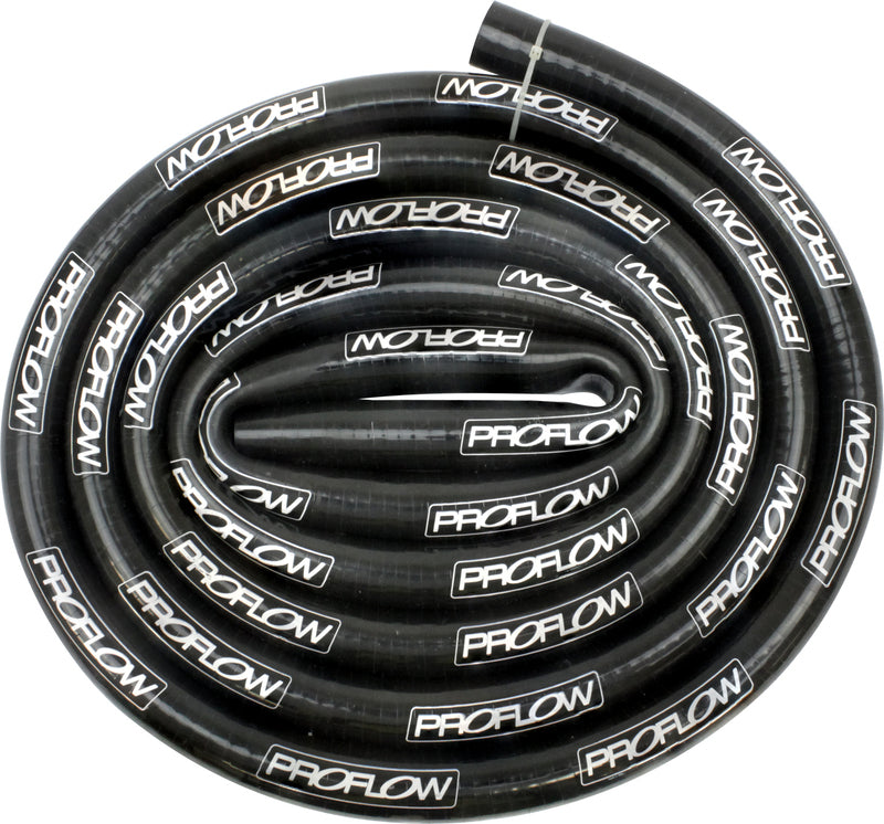 Proflow PFESHH25BK Silicone Heater Hose 25mm (1.0'') Black 3 Metre