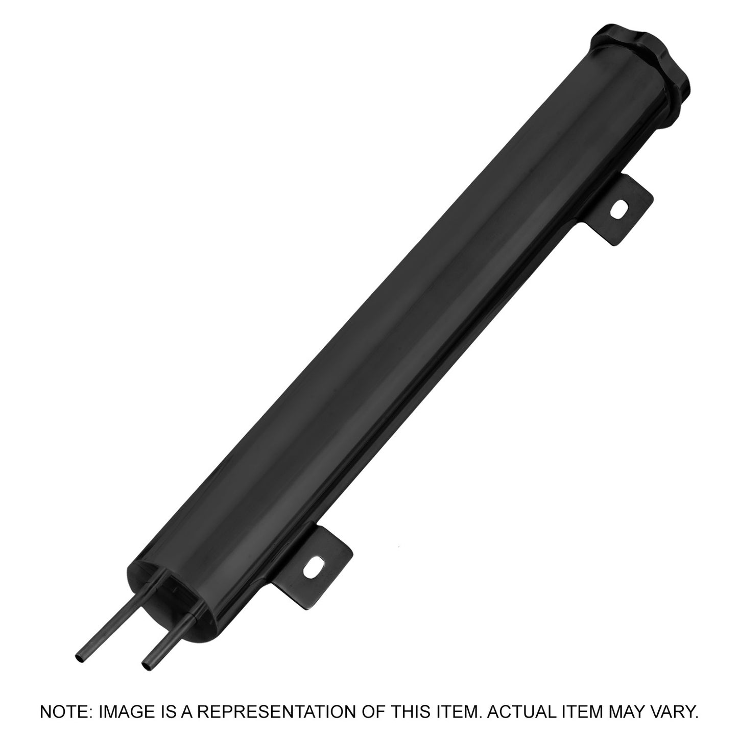 Proflow PFERO50380BK Aluminium Radiator Overflow Tank Bottle and Cap Universal 50mm x 380mm Black