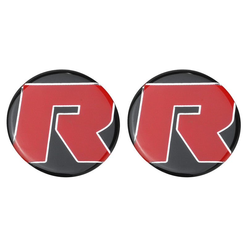 RTS RTS-ADecal-R Axle Decal Stick-on Plastic Moulded Red Lettering Pair