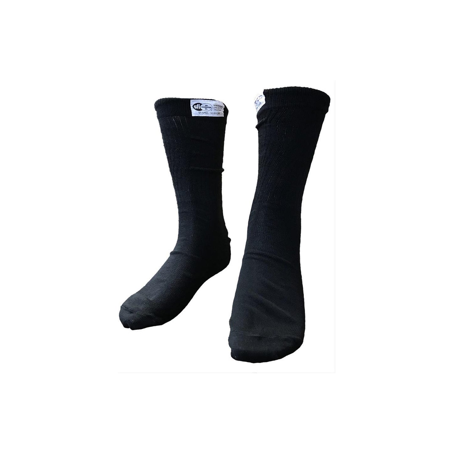 Proforce Safety PFS-4140-LBK Proforce Fire Retardant Socks SFI 3.3 & FIA Rated Nomex Black Mens Large Pair