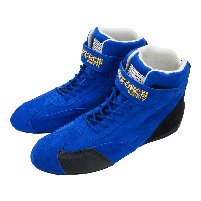 Proforce Safety PFS-0235F-12-BU Proforce Driving Shoes FIA High-top Nomex Suede Outer Blue Men's Size 12 Pair