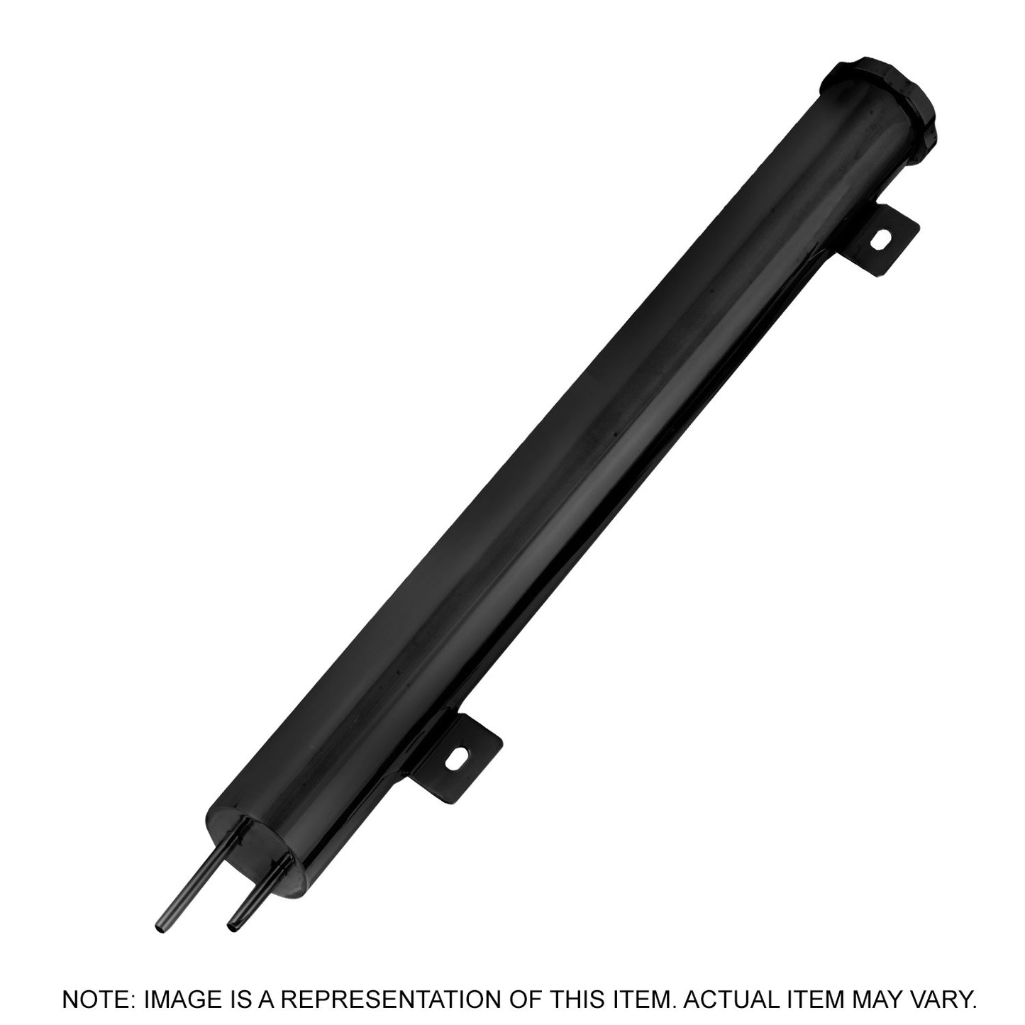 Proflow PFERO50480BK Aluminium Radiator Overflow Tank Bottle and Cap Universal 50mm x 480mm Black
