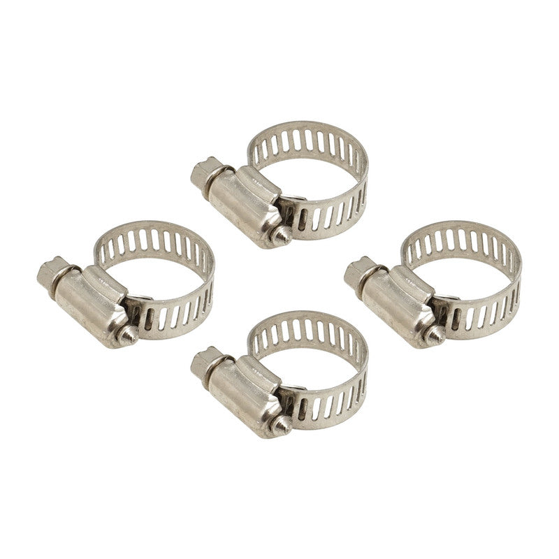 Proflow PFESC816W Hose Clamp Worm Drive Stainless 12mm Wide 16mm-25mm Range 4 Pack