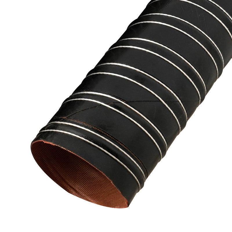 Proflow PFESBD0114-2 Silicone Brake Duct Hose 4.5 inch 2 Metre Length Black 114mm ID 120mm OD