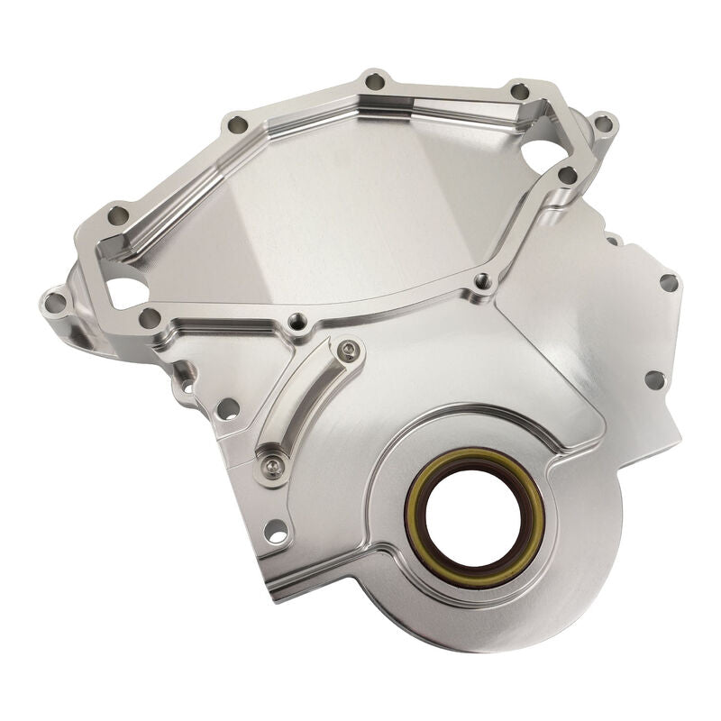 Proflow PFETCH308BILL Timing Cover For Holden V8 All 253/308 And 304 EFI Billet Aluminium Silver *Revised Version*