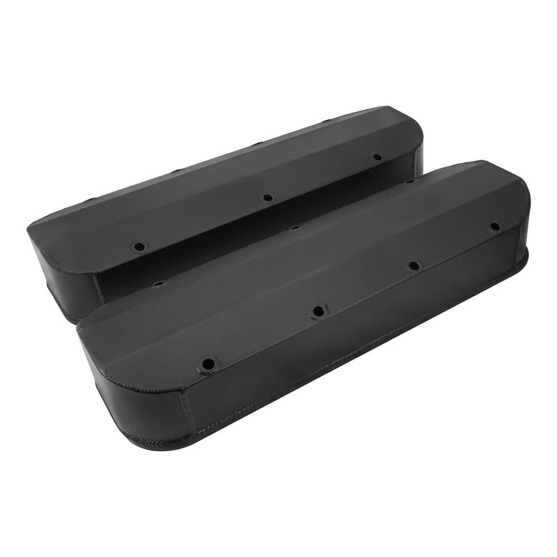 Proflow PFEVC-6244 Valve Covers Tall Fabricated Aluminum Black Powder Coated Big Block Chev Pair