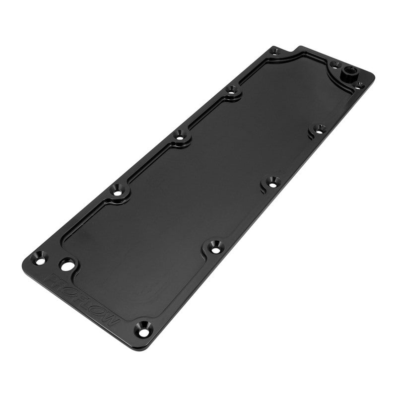 Proflow | PFEVC-800BK | Engine Valley Cover LS2/LS3 DOD Delete Billet Aluminium Low Profile Black