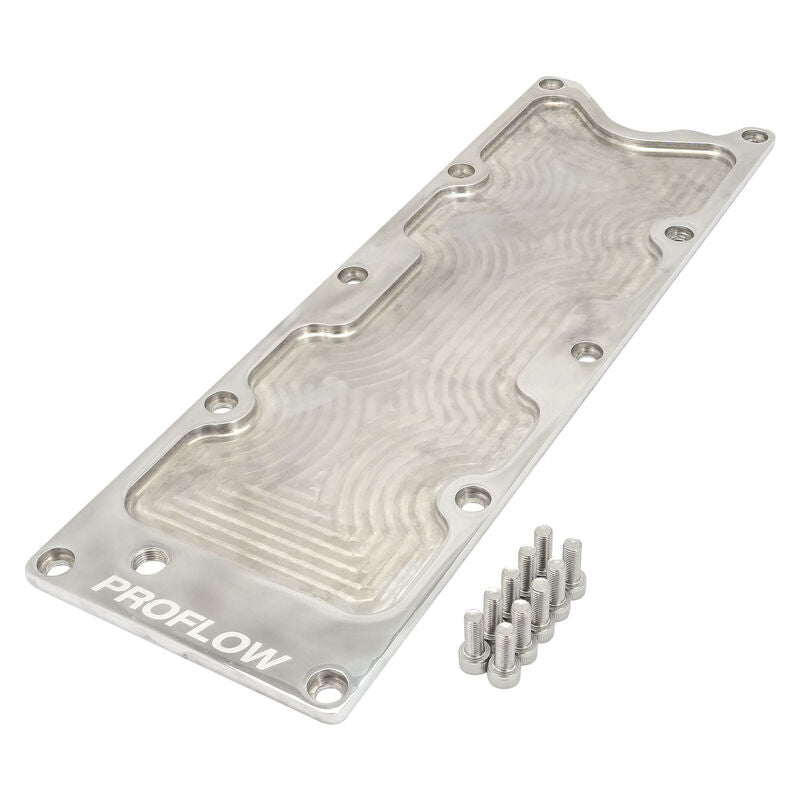Proflow PFEVC-600-SUS Engine Valley Cover LS1 Billet Aluminium Low Profile Polished Superseded Version