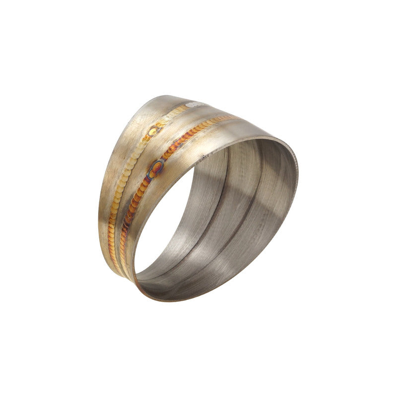 Proflow PFESS-PCRW350-45 Pie Cut Welded Round Tube 304 Stainless Steel 3.5 in. 45 deg