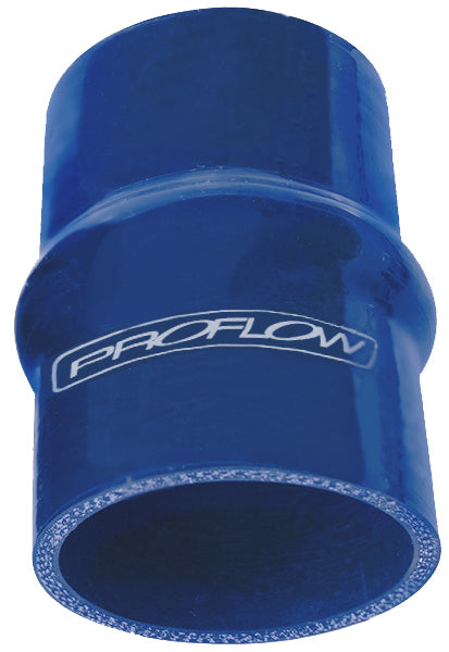 Proflow PFESHH101-350 Hose Tubing Silicone Coupler Hump Style 3.50in. Straight 3in. Length Blue