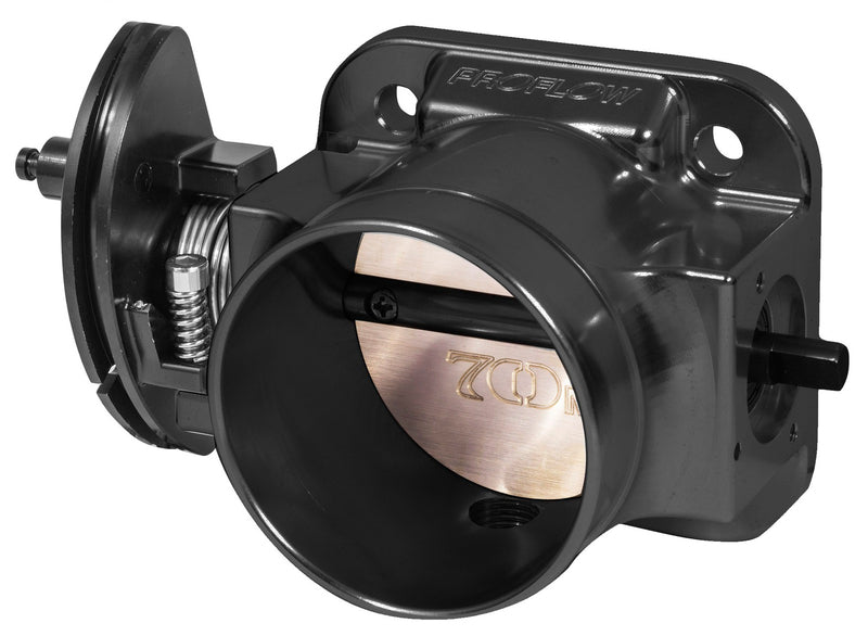 Proflow PFETBU70BK Throttle Body Universal 70mm Bore Size MPI Billet Aluminium Black Anodised