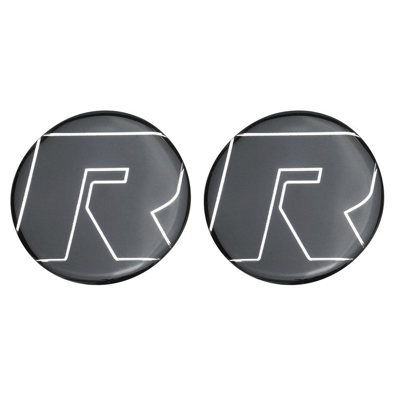 RTS RTS-ADecal-S Axle Decal Stick-on Plastic Moulded White Lettering Pair
