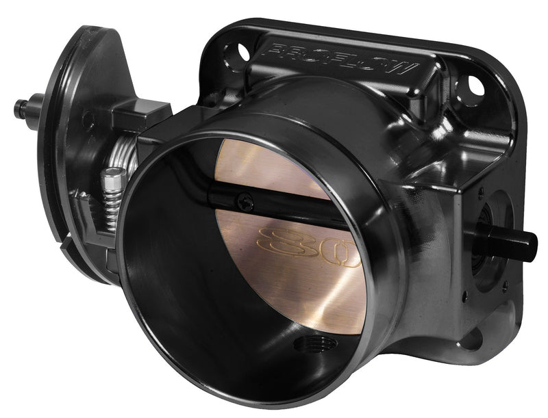 Proflow PFETBU80BK Throttle Body Universal 80mm Bore Size MPI Billet Aluminium Black Anodised