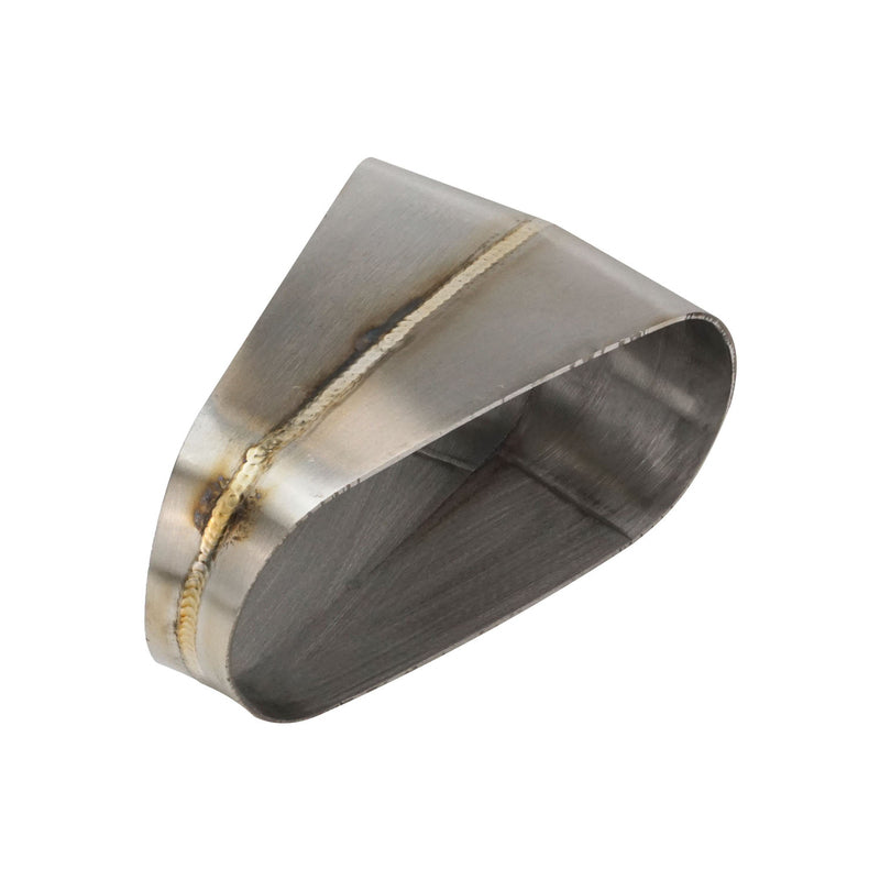Proflow PFESS-PCHW400-30 Pie Cut Welded Oval Tube Horizontal 304 Stainless Steel 4.0 in. 30 deg