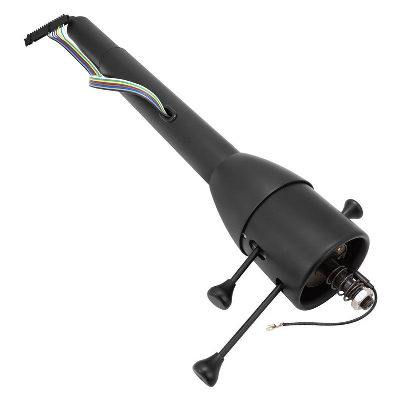 Proflow PFESTC-MAN32-BK Universal Steering Column Manual Collapsible Column 5 Position Tilt 32" Long Black Powder Coat Kit