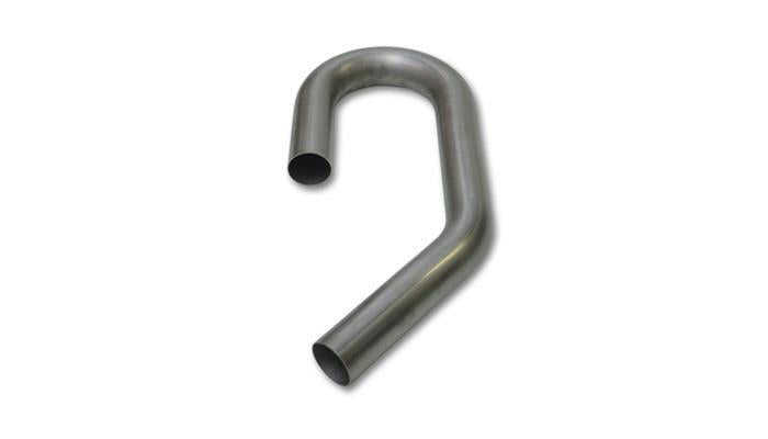 Proflow PFESS-UJ300180 Exhaust Tubing U-J Mandrel Bend 3.00 in. Diameter 45/180 Degrees Stainless Steel 5.0 in. Bend Radius