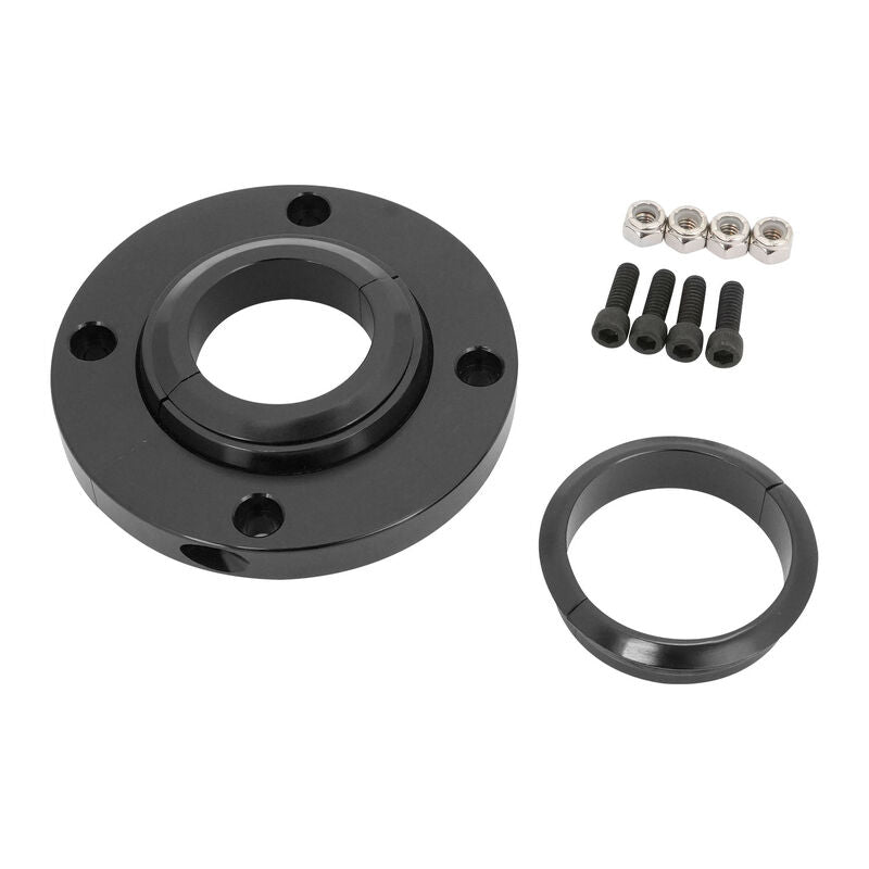 Proflow PFESTCFM-BK Universal Black Aluminium Steering Column Floor Mount Plate Kit