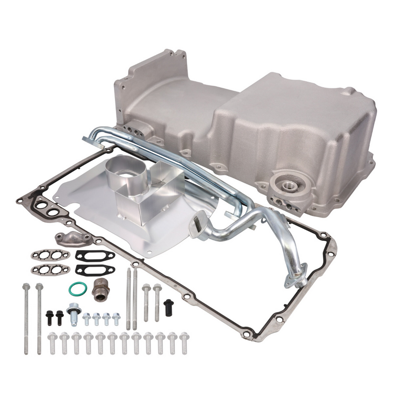 RTS RTS-3025 Oil Pan Cast Aluminium Front Sump 427 Stoker Holden Commodore Chev LS LSX LSA 4.250 inch stroke Each