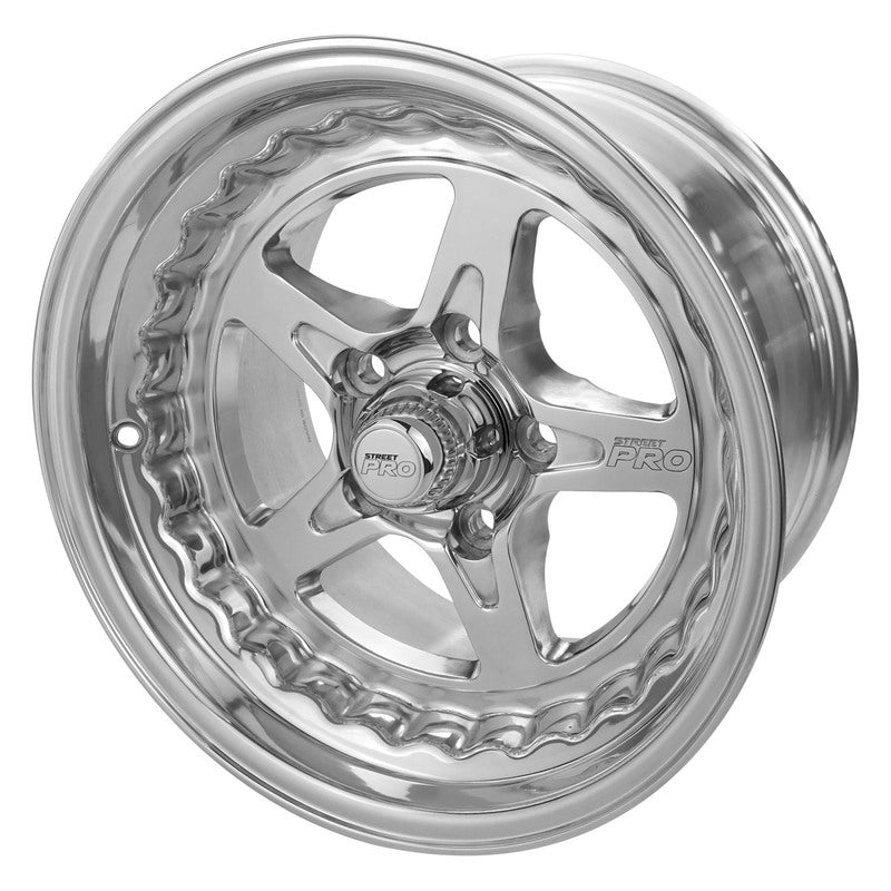 Street Pro Wheels STP002-158001-POL Street Pro ll Convo Pro Wheel Polished 15x8.5' For Holden For Chevrolet Bolt Circle 5 x 4.75'' (6) 5.0'' Back Space