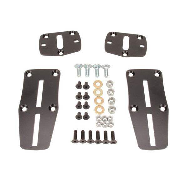 RTS RTS-EHMLS11-BK Engine Mounts Aluminium Motor Mount Plate Bolt-In LS Conversion Adjustable Black Powder coated Pair