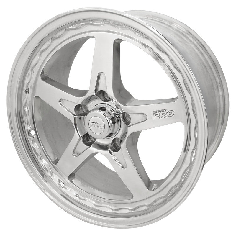 Street Pro Wheels STP002-178000COM-POL Street Pro ll Convo Pro Wheel Polished 17x8 in. Commodore Bolt Circle 5 x 120mm (42) 6.15 in. Back Space