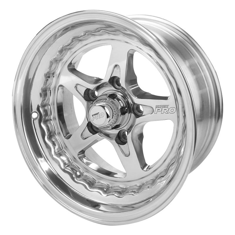 Street Pro Wheels STP002-157002-POL Street Pro ll Convo Pro Wheel Polished 15x7' For Holden Early Bolt Circle 5 x 4.25' (-12) 3.50' Back Space