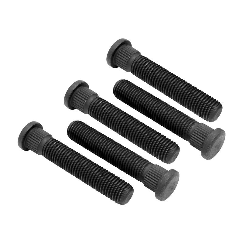 RTS RTS-WS7708 Wheel Studs Axle Studs Press-In 2.500 Inc length M12 x 1.5 Right Hand Thread .509 Knurl Dia Late GM Set of 5