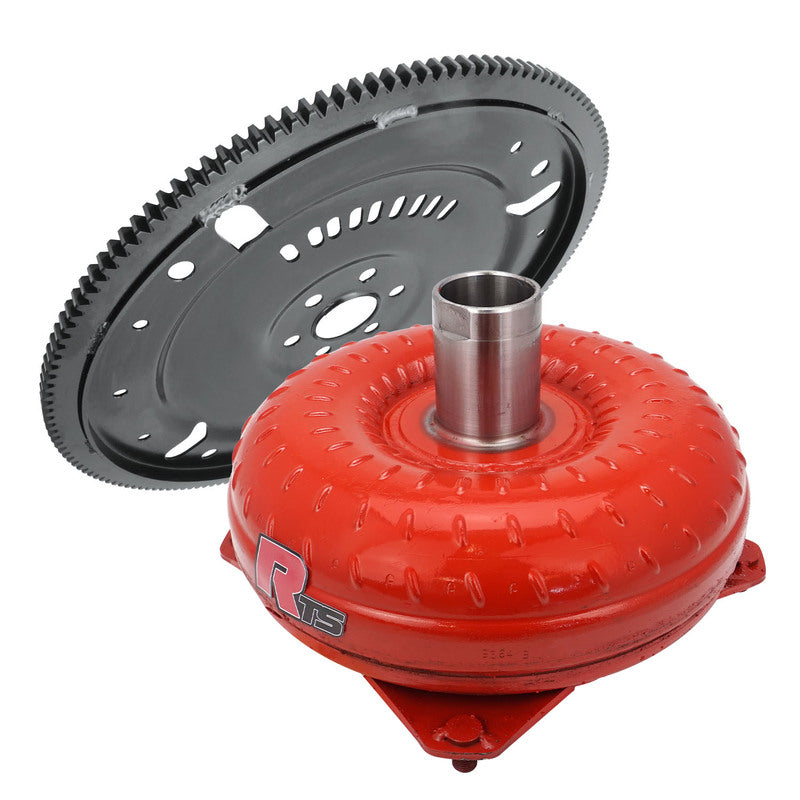 RTS RTSTC-2003-K Bandit Plus 10 High Stall Torque Converter & Flexplate Package SB Ford C4 26 Spline 3200-3600 Stall 650HP Each