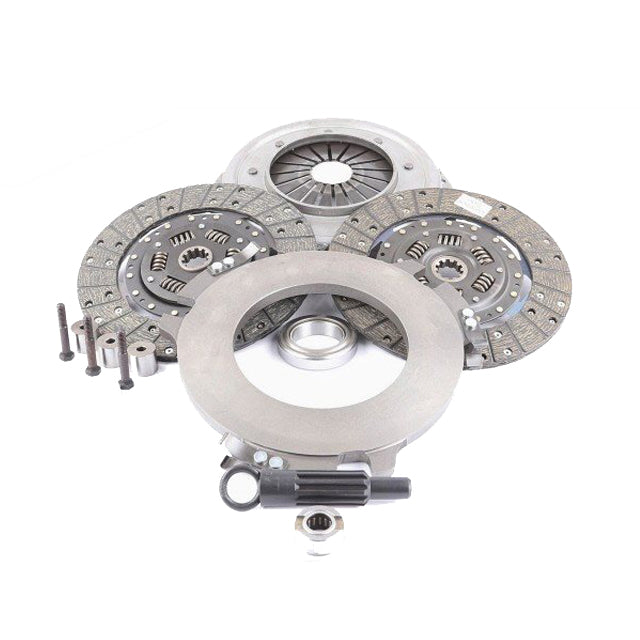 RTS RTS-KFD25001 OE Ford Twin Plate Clutch Kit Includes Thrust Bearing Spigot Bearing Bolts 1 1/16" x 10 Spline To Suit Falcon GT 351C Kit