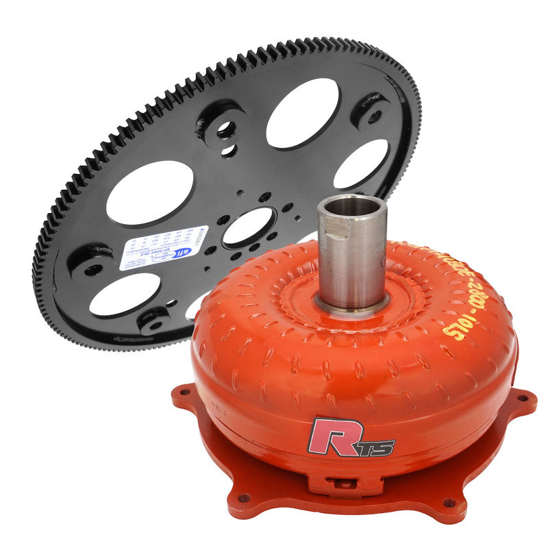 RTS RTSTC-2017-K Bandit Plus 10'' High Stall Torque Converter & Flexplate Package Lockup GM LS 4L80E 750HP Chev/Holden Commodore 3200-3600 Each