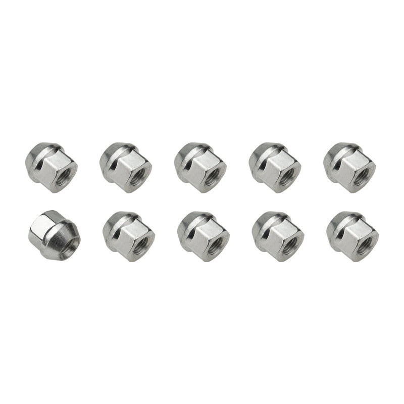 Street Pro Wheels STP-WN5352K10-CHM-OP Wheel Lug Nut Kit Chrome Acorn Open End Bulge Length 0.87 7/16 inch Set of 10