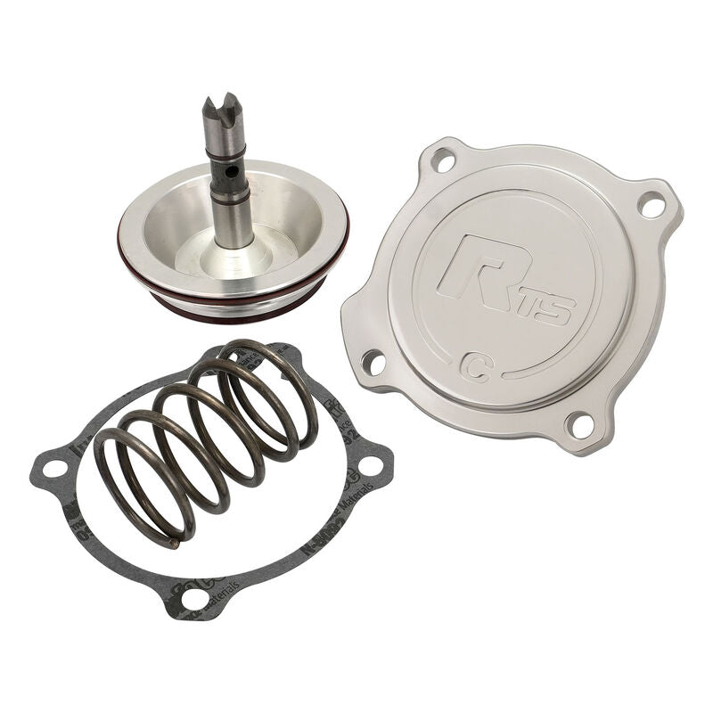 RTS RTS-SERV1C4 Automatic Transmission Front Servo Piston Kit For Ford C4/C5/C9/C10 C-Code Billet Aluminium Silver
