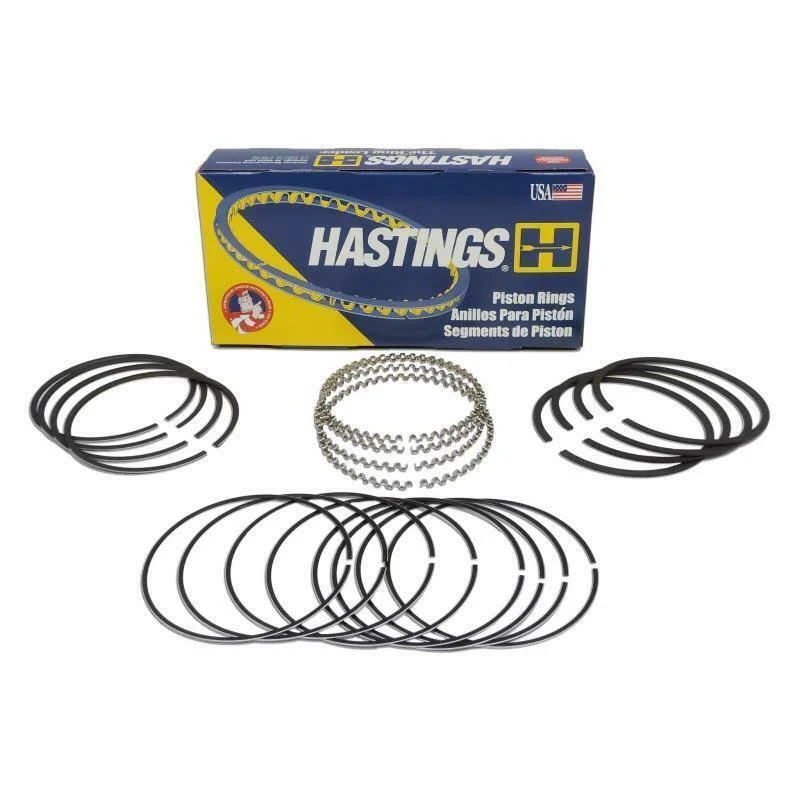 HASTINGS 2M4897010 010 MOLY RINGS CHEV 5.7L LS1 GEN 3 M-99.00-0.25-1.5-1.5-3