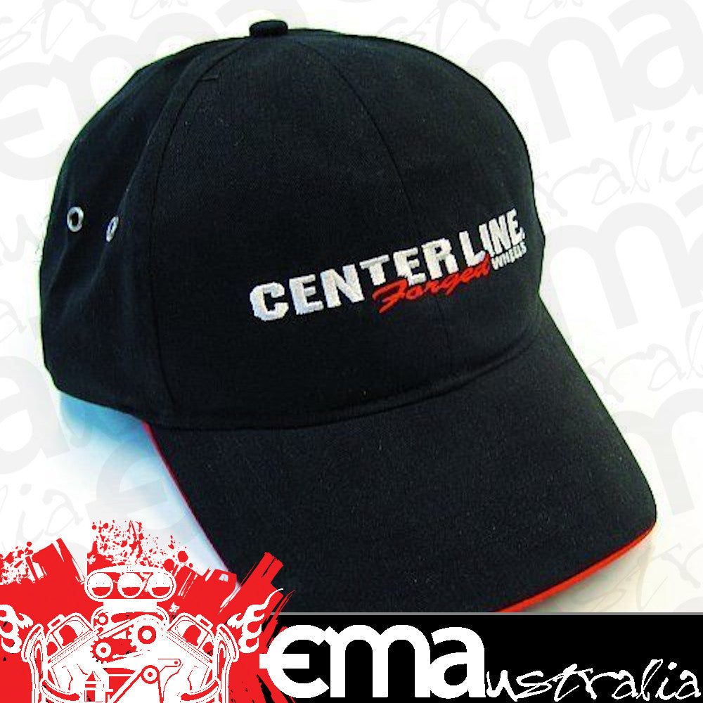 Center Line CE-HAT Forged Wheels Logo Black Cotton Baseball Cap One Size Fits All