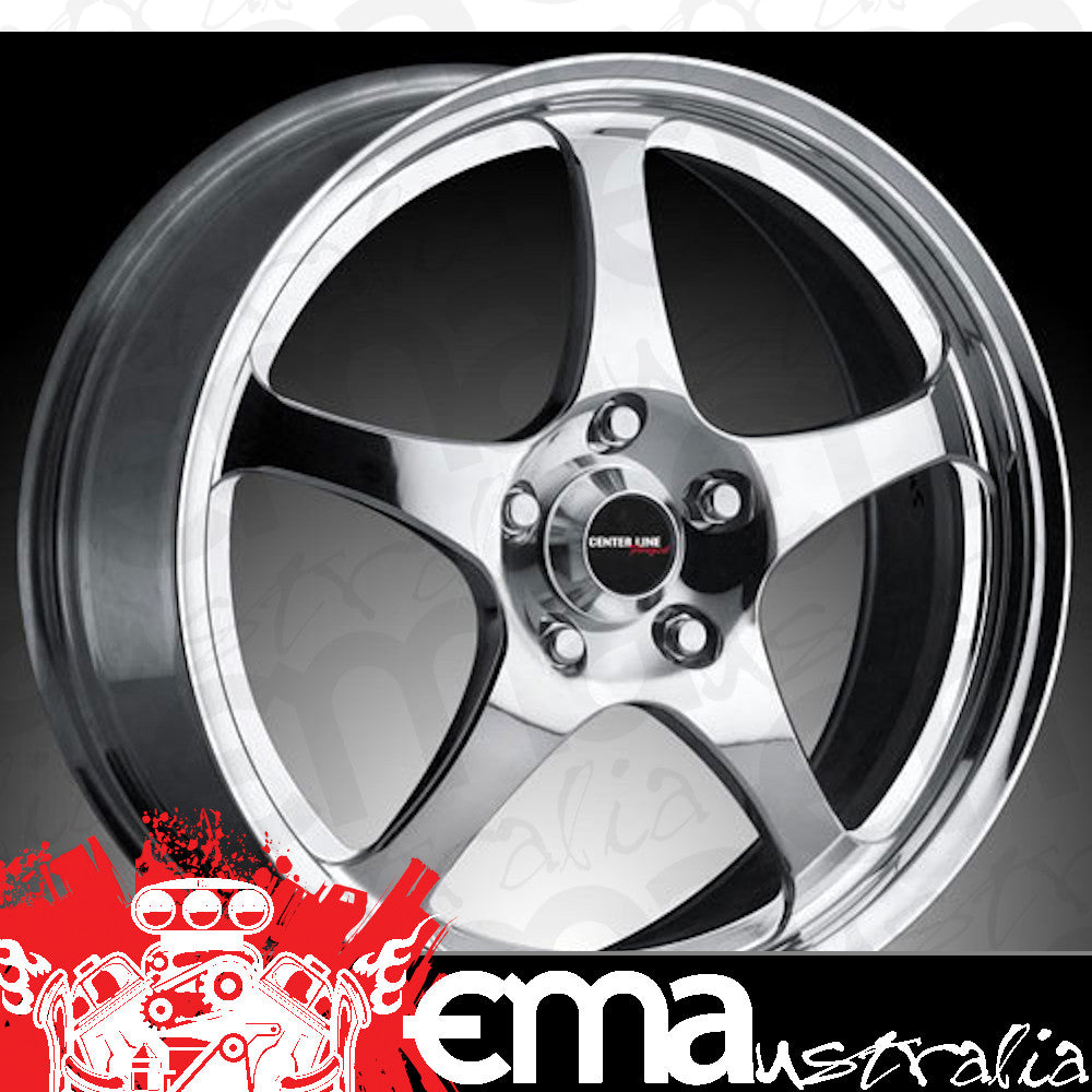 Center Line CE347-8708-545 Storm 18" x 7" Wheel - Hi-Polish Mirror Finish 5x4.5"/114.3mm Ford Bolt Circle 42mm Offset